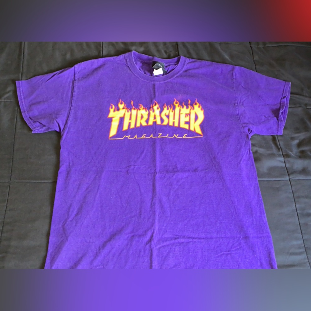 Purple Thrasher tee